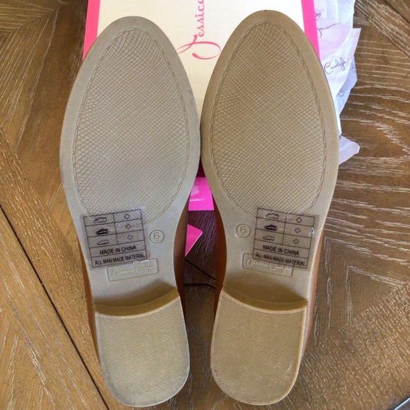 Jessica Carlyle Womens Tan Jenoa Flat Loafer Comfort Shoe - Picture 8 of 8